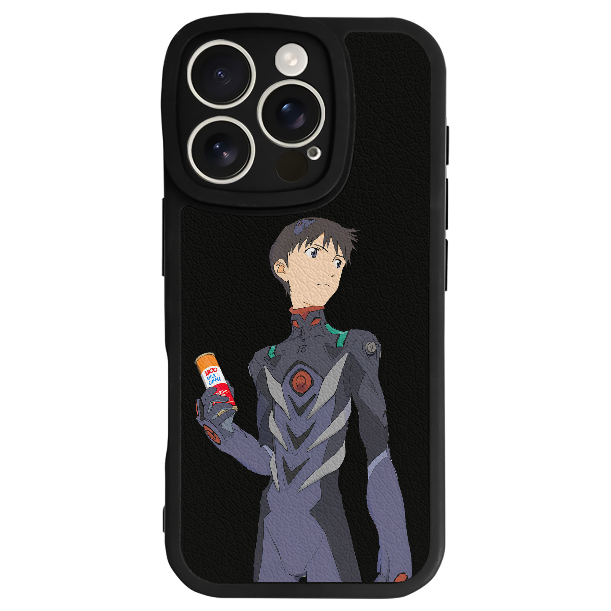 （画像用） EVA 新世紀エヴァンゲリオン 【iPhone 16シリーズ対応】シリコンスマホケース（レザー調） 材質：シリコン